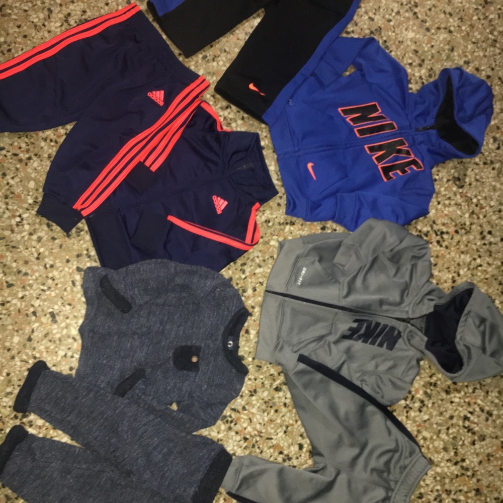4 baby toddler outfits 12 months Nike adidas